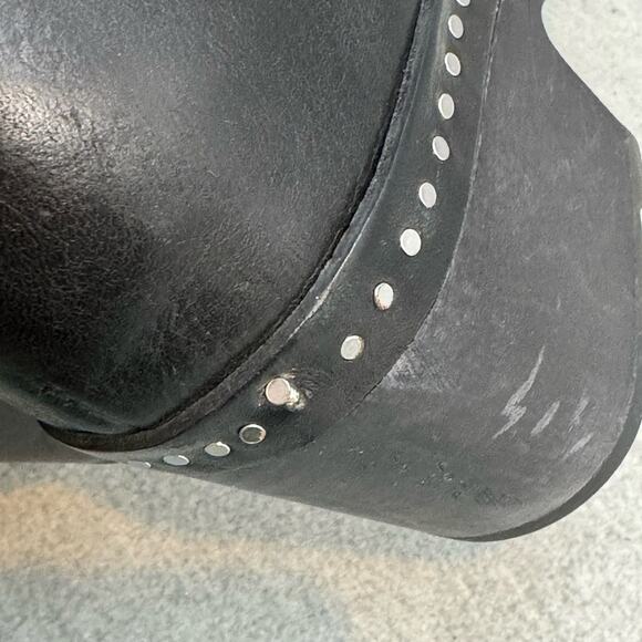 RAG AND BONE Boots Nelson Clog Black Leather Shearling 7.5 - Picture 8 of 10